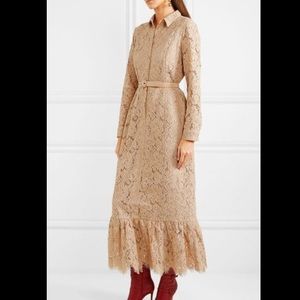 Ganni Nude lace dress